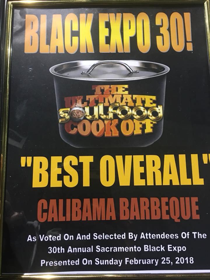 CaliBama BBQ Triumphs at The Ultimate Soulfood Cookoff, Winning "Best Overall" at the 30th Annual Sacramento Black Expo